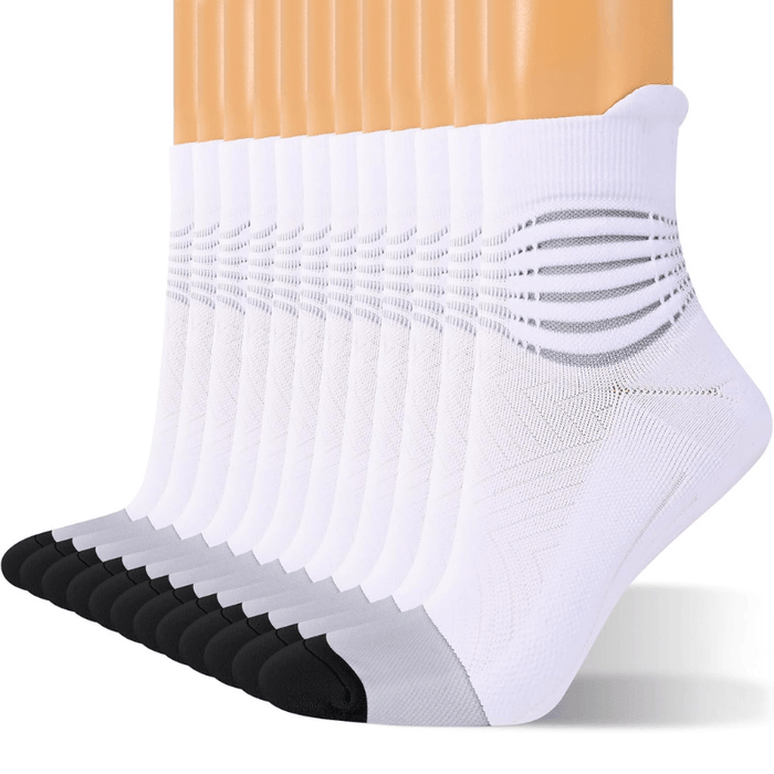 6 Pack Cushioned Ankle Support Socks