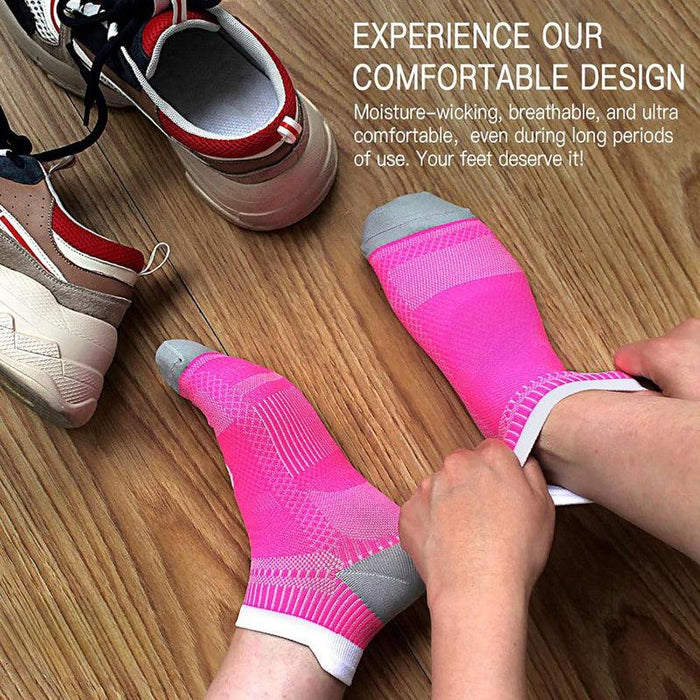 2 Pairs Regular Fit Ankle Support Socks - Comfort and Performance