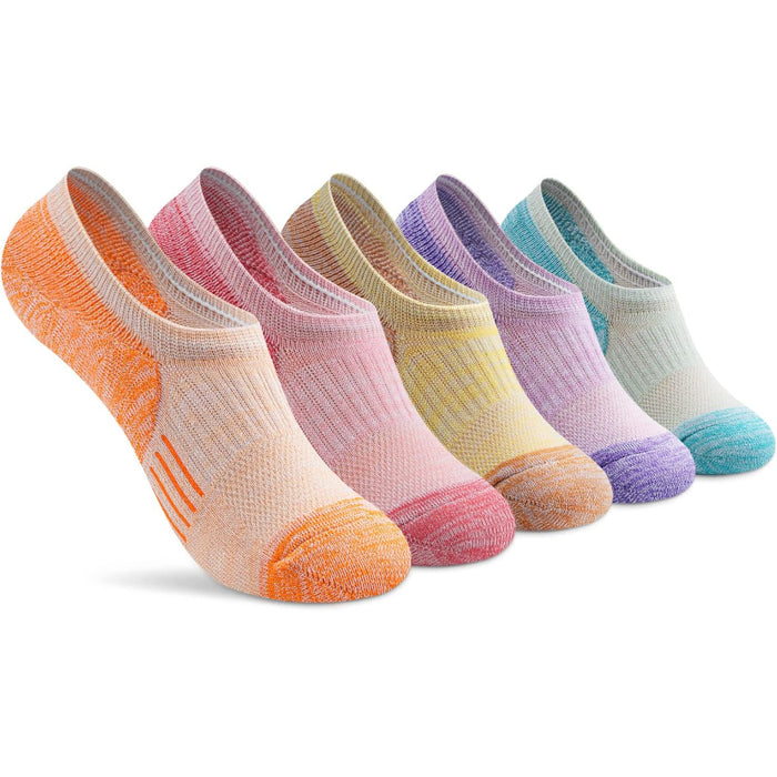 5 Pairs Cushioned Running Ankle Support Socks