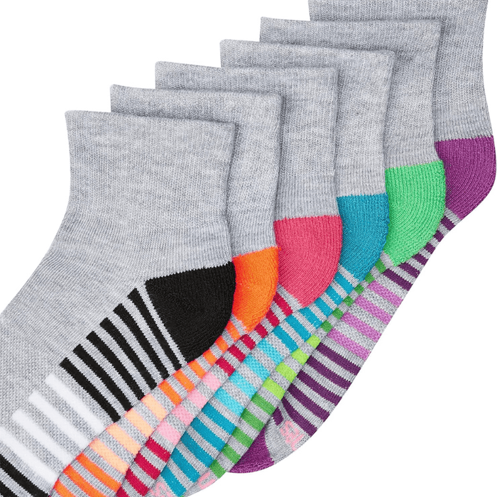 6 Pairs Cushioned Ankle Support Socks – Comfort and Performance