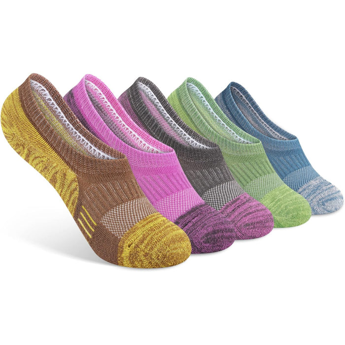 5 Pairs Cushioned Running Ankle Support Socks