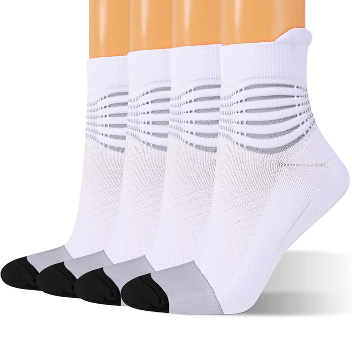 2 Pack Cushioned Ankle Support Athletic Socks