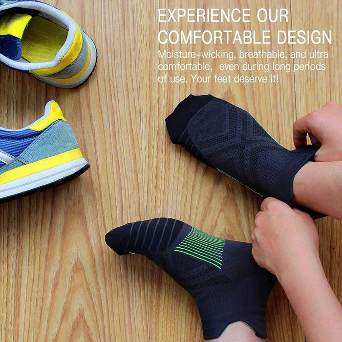 6 Pairs Compression Running Ankle Support Socks