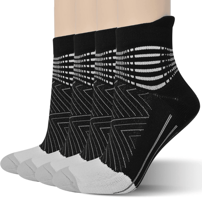 2 Pack Cushioned Ankle Support Athletic Socks