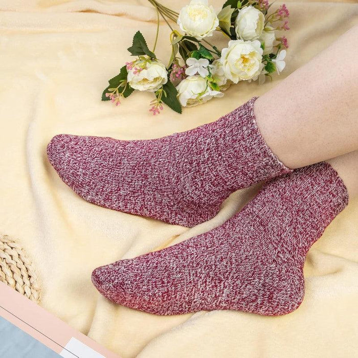 5 Pack Wool Winter Cozy Socks – Durable and Stylish