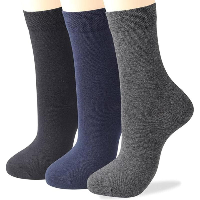 3-Pack Combed Cotton Trouser Socks – Everyday Comfort