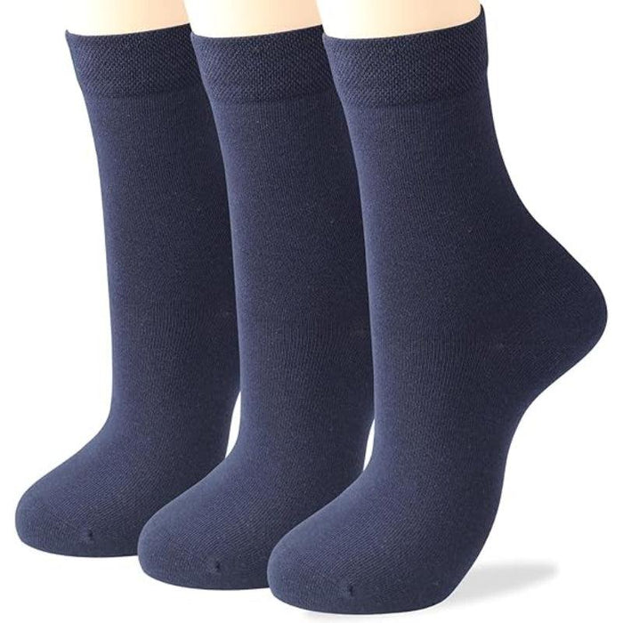 3-Pack Combed Cotton Trouser Socks – Everyday Comfort