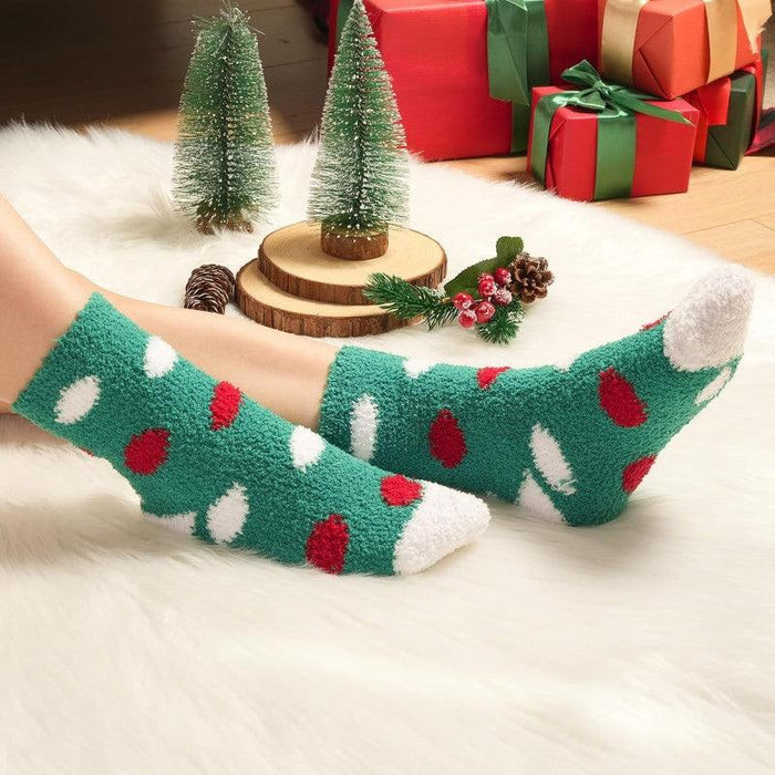 6 Pack Cozy Plush Slipper Socks – Fluffy and Comfortable