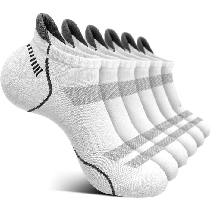 6 Pairs Ankle Support Socks For Walking And Jogging