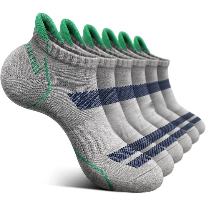 6 Pairs Ankle Support Socks For Walking And Jogging