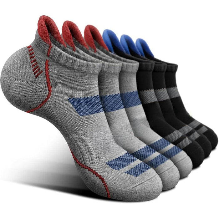 6 Pairs Ankle Support Socks For Walking And Jogging