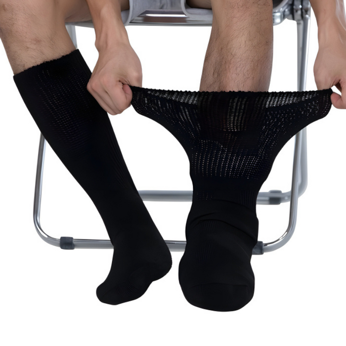 4-Pack Diabetic Socks - Extra Wide Design and Comfort