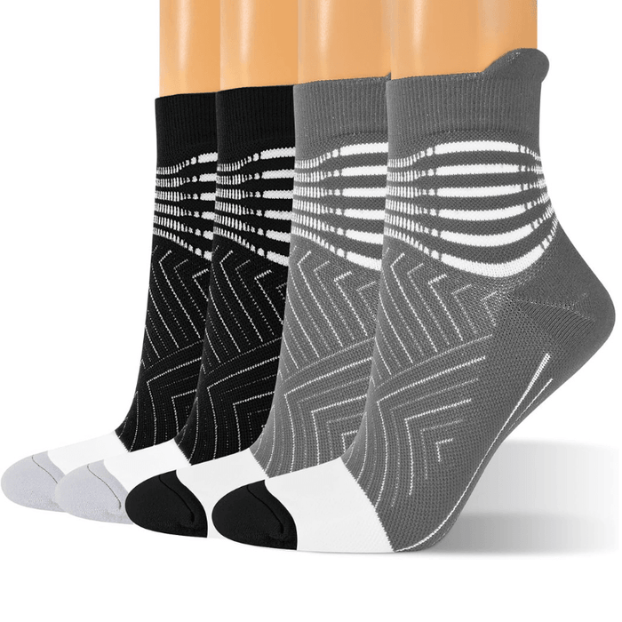 2 Pack Ankle Support Cushioned Socks