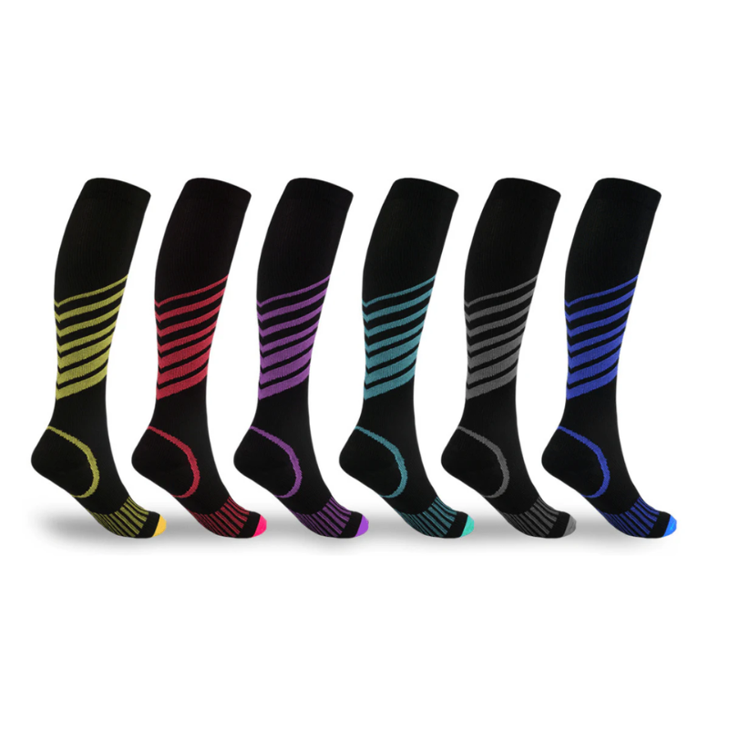 Striped Unisex Compression Socks