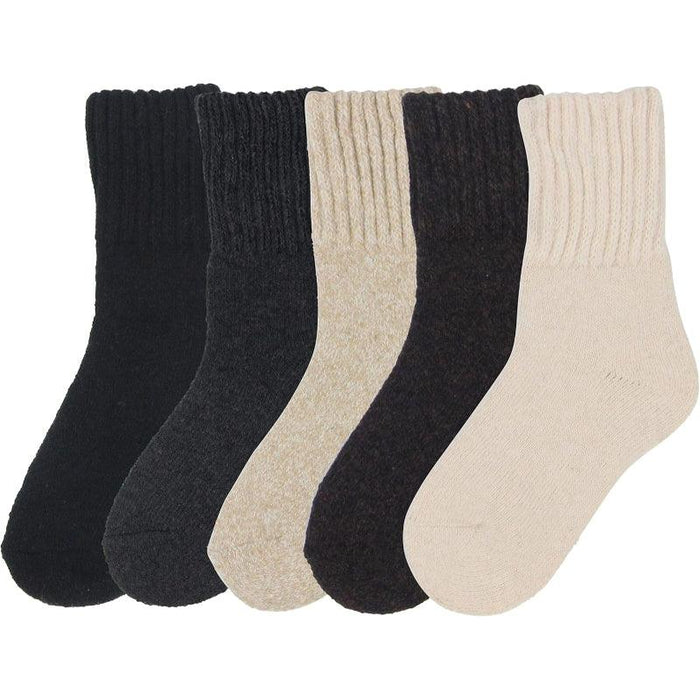 5 Pack Winter Cozy Crew Socks – Warmth and Comfort