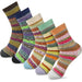 Wool Blend Winter Crew Socks Set