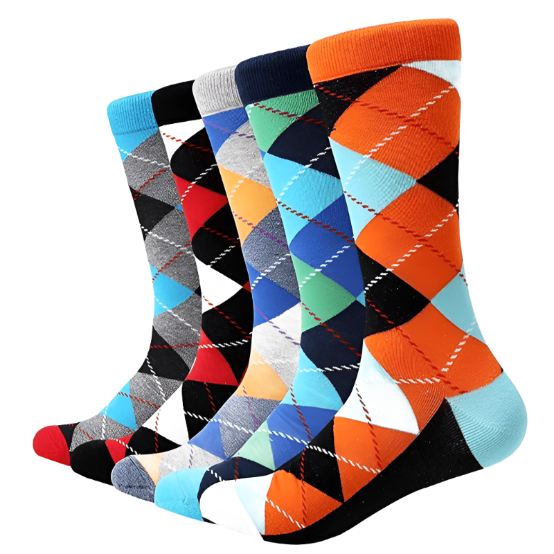 Diamond Cotton Business Casual (5 Pack) - Sockz